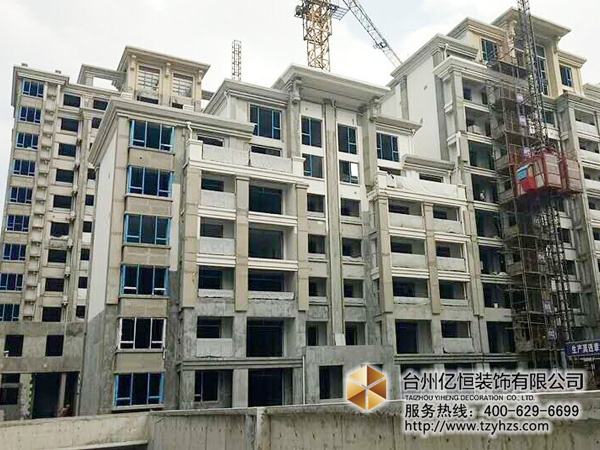 溫嶺印象花苑EPS線(xiàn)條GRC在建工程